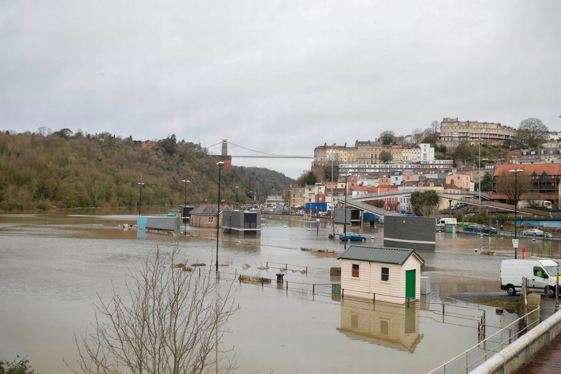 Unusually high spring tides flood Bristol this week Bristol