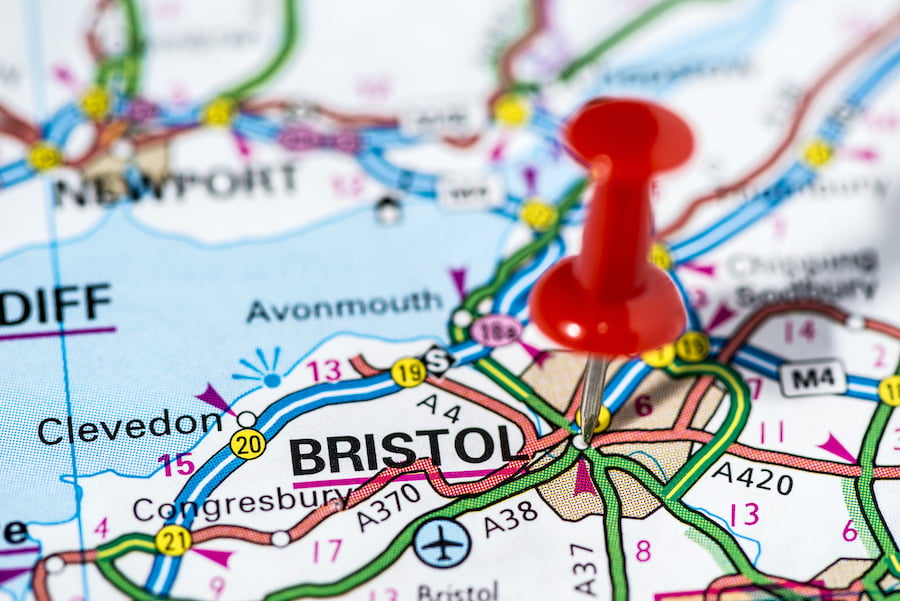 bristol lettings agency map